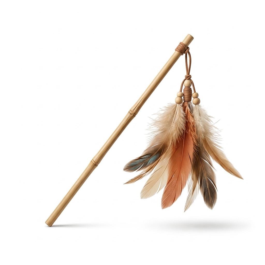 Feather Wand for Pets — Small product photo