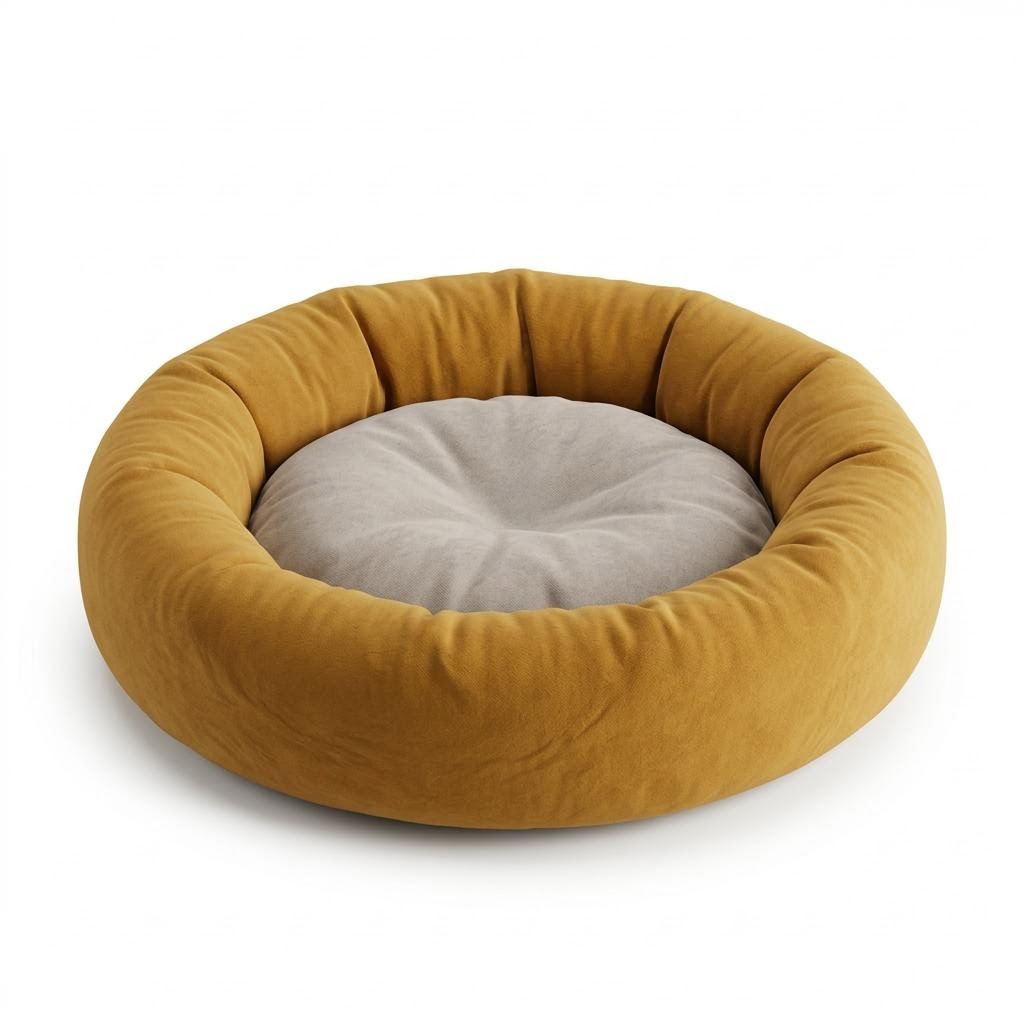Round Cuddle Bed for Pets — Large product photo