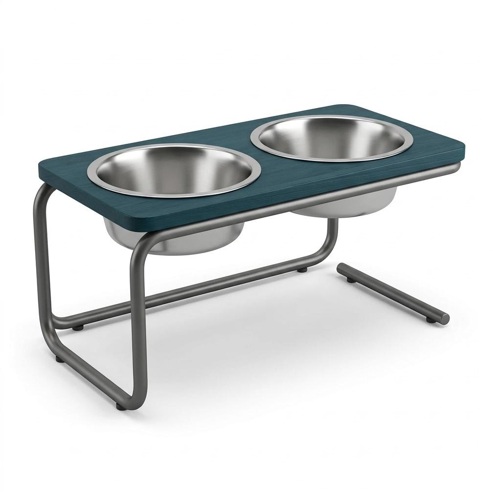 Double Bowl Stand for Pets — Large product photo