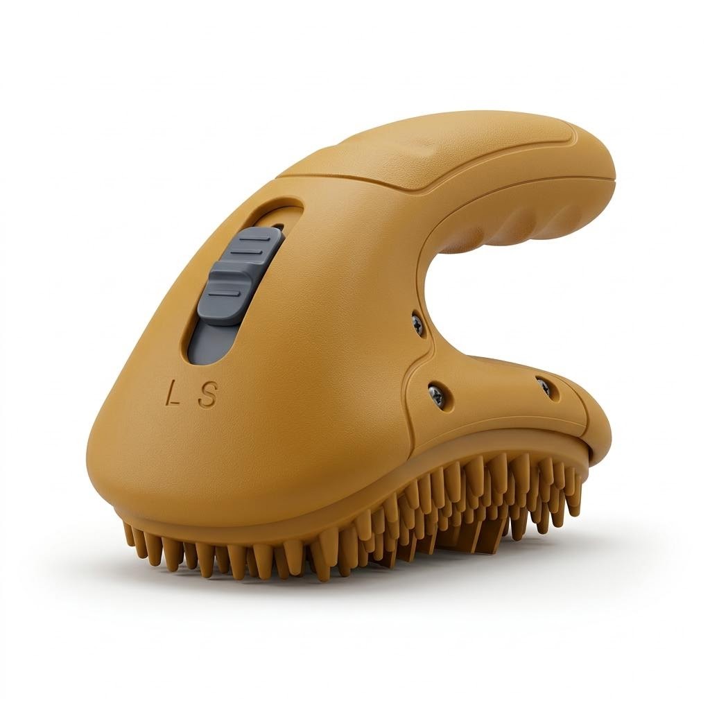 Rubber Groomer for Pets — Adjustable product photo