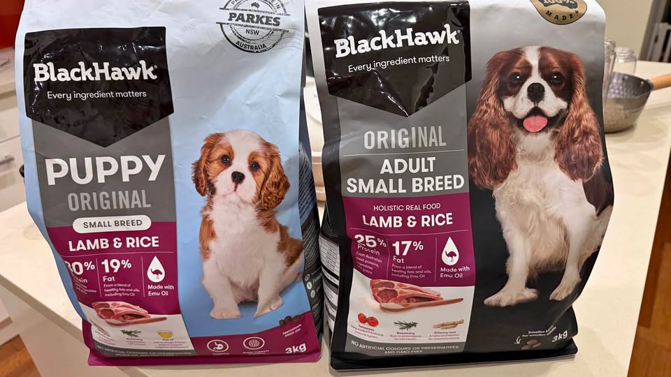 Black Hawk Adult & Puppy Food Bundle — 2 × 3kg product photo