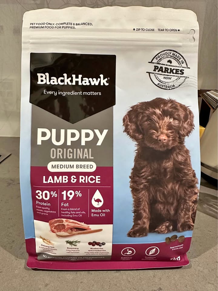 Black Hawk Puppy Original Lamb & Rice 3kg product photo