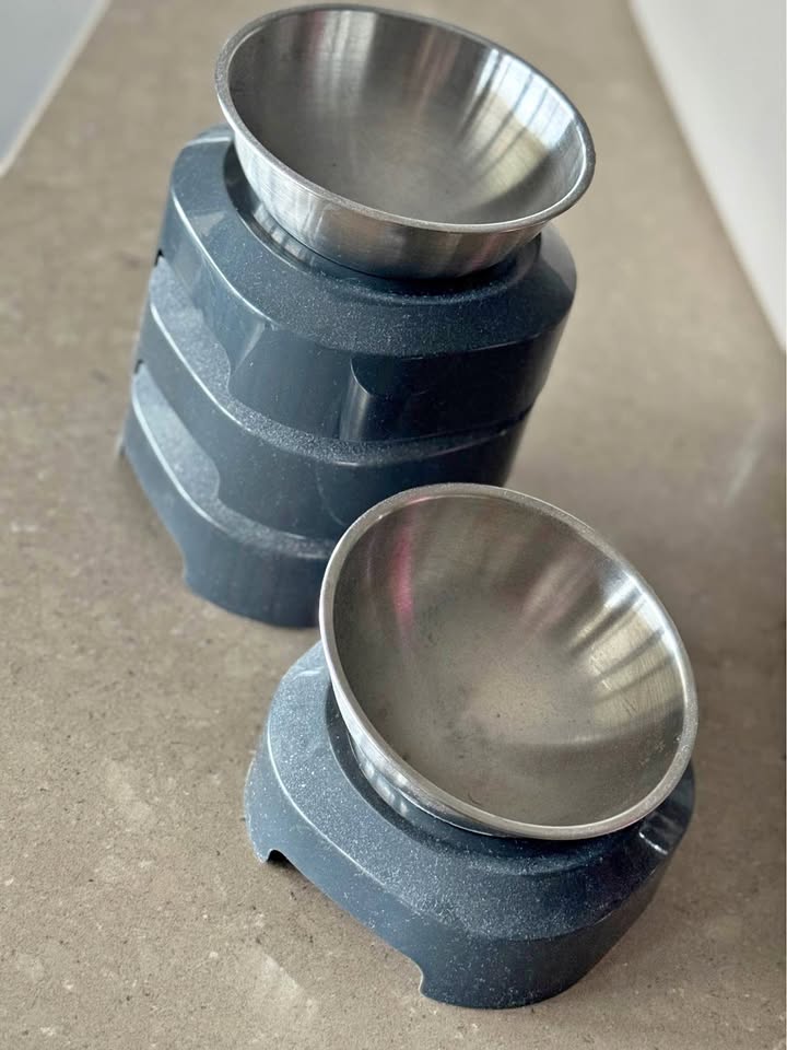 Stainless Steel Pet Bowls × 4 product photo