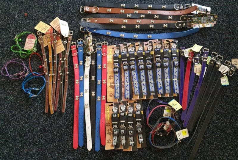 Pet collar bundle — proposed 50-piece lot product photo