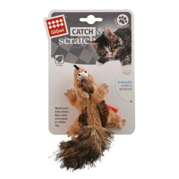 GiGwi Catch & Scratch Chipmunk product photo