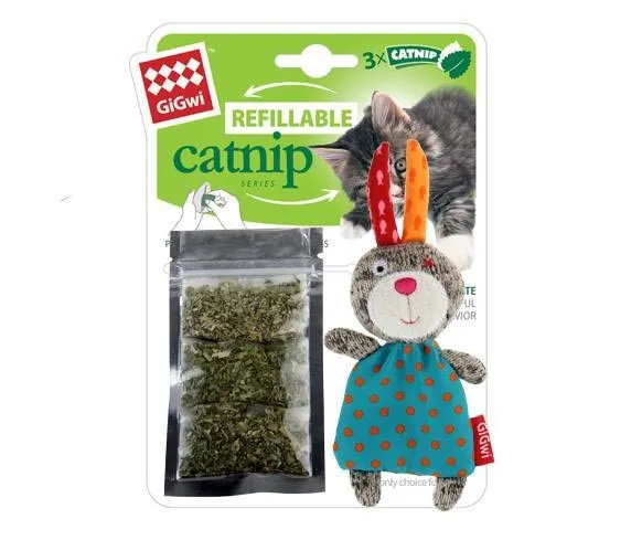GiGwi Refillable Catnip Characters – Rabbit product photo