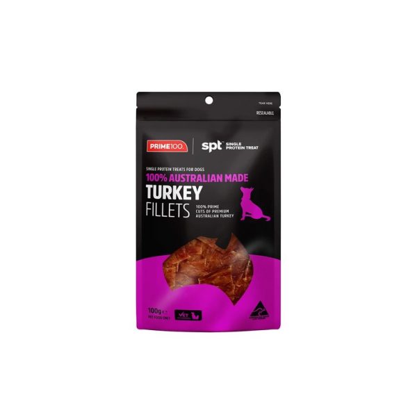 Prime100 SPT™ Turkey Fillets Treats 100g product photo