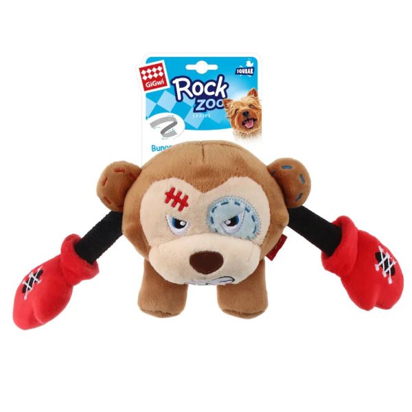 GiGwi Rock Zoo Boxer Monkey product photo