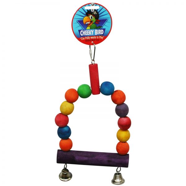 Cheeky Bird Wooden Ball Swing product photo