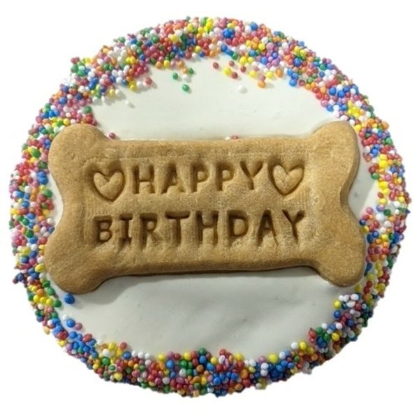 Yoghurt Happy Birthday Dog Biscuit product photo