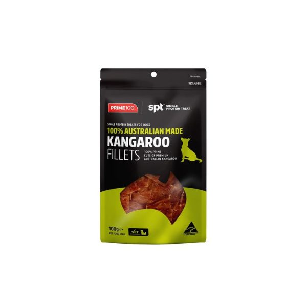 Prime100 SPT™ Kangaroo Fillets Treats 100g product photo