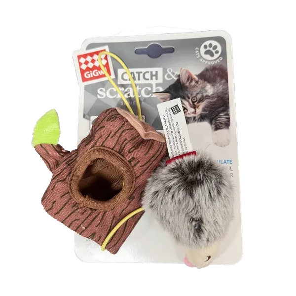 GiGwi Catch & Scratch Treat Dispenser Hedgehog product photo