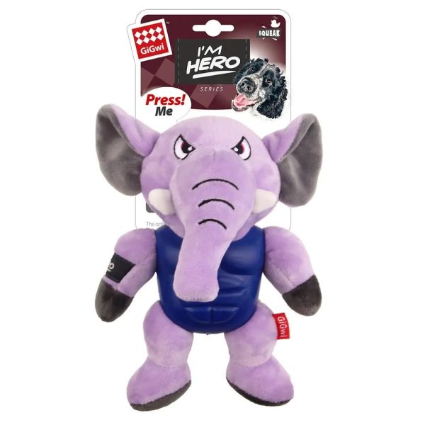 GiGwi IM Hero Plush Toy – Elephant product photo