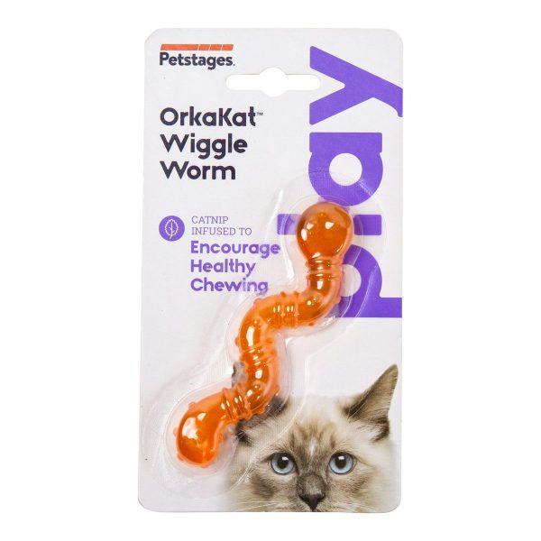 Petstages OrkaKat Catnip Wiggle Worm product photo