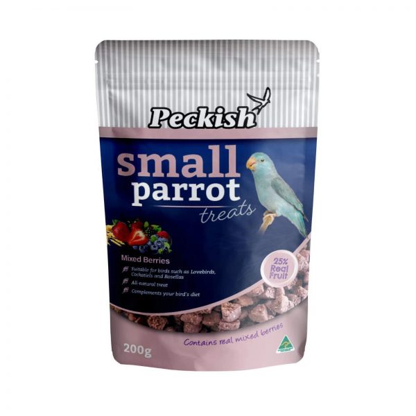 Peckish Small Parrot Treats Mixed Berry 200g product photo