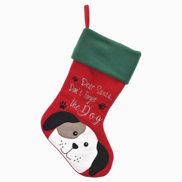 “Don’t Forget The Dog” Christmas Stocking product photo