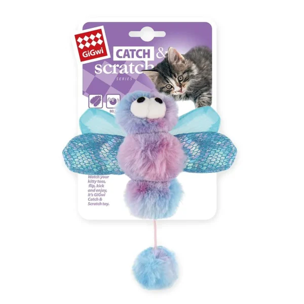 GiGwi Catch & Scratch Ice Cream Dragonfly product photo