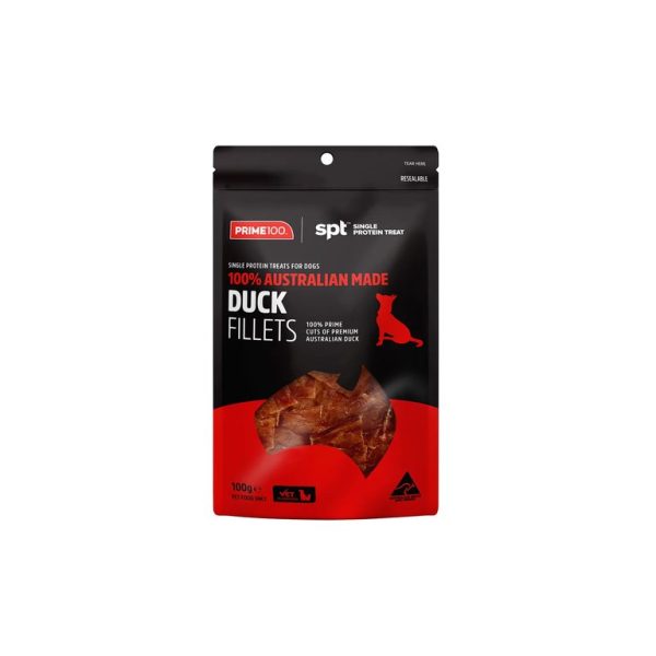 Prime100 SPT™ Duck Fillets Treats 100g product photo
